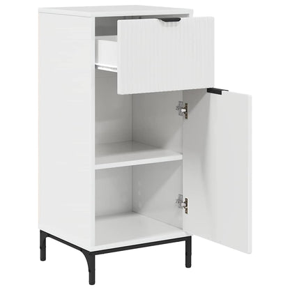 Bathroom Furniture Set 3 pcs High gloss white Engineered wood