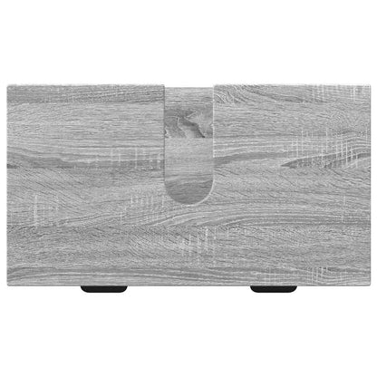 Bathroom Furniture Set 3 pcs Grey sonoma Engineered wood