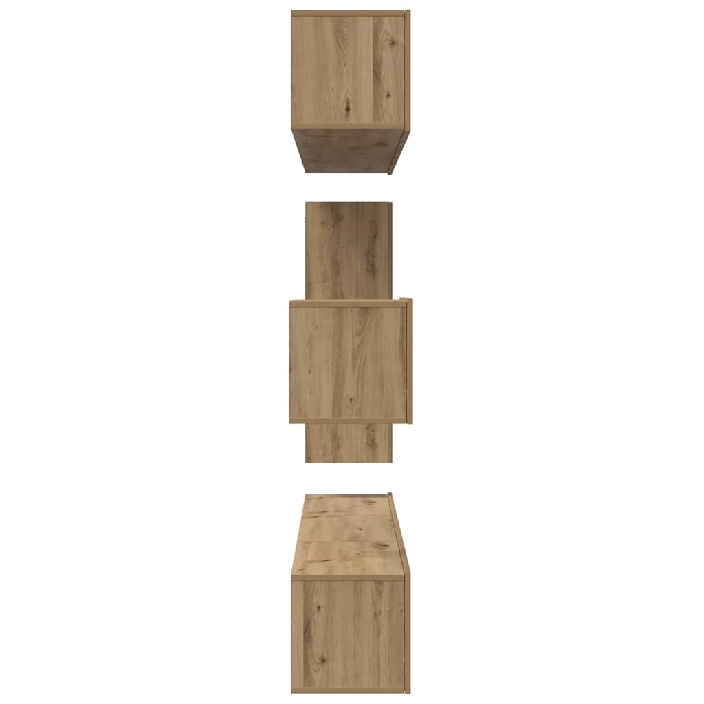 TV Cabinet Set 8 pcs Artisan Oak Engineered Wood