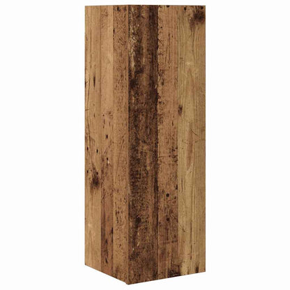 TV Cabinet Set Wall-mounted 10 pcs Old Wood Engineered Wood