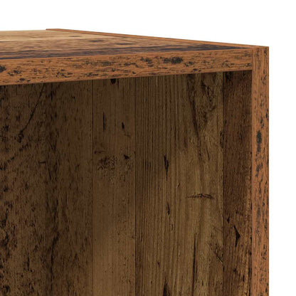 TV Cabinet Set Wall-mounted 6 pcs Old Wood Engineered Wood