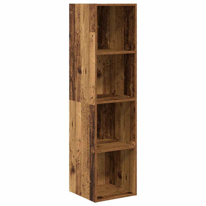 TV Cabinet Set Wall-mounted 2 pcs Old Wood Engineered Wood
