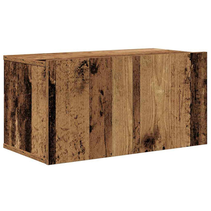 TV Cabinet Set Wall-mounted 5 pcs Old Wood Engineered Wood