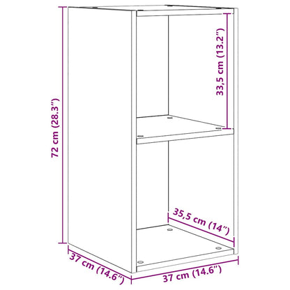 TV Cabinet Set 4 pcs Artisan Oak Engineered Wood