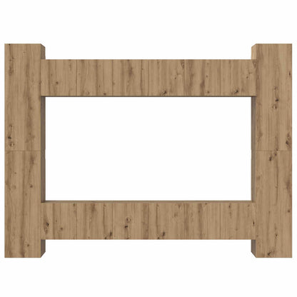 TV Cabinet Set 10 pcs Artisan Oak Engineered Wood