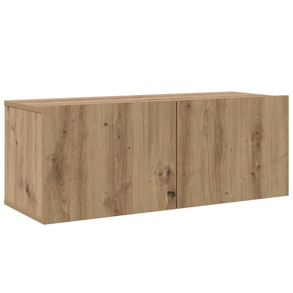 TV Cabinet Set 6 pcs Artisan Oak Engineered Wood