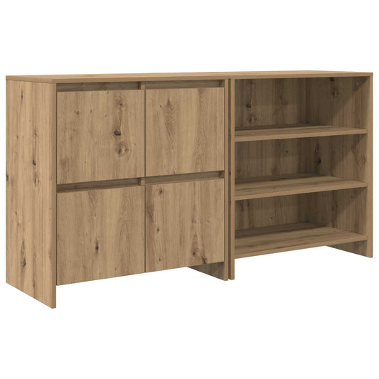 Sideboard 2 pcs Artisan Oak 70 x 41 x 75 cm Engineered Wood