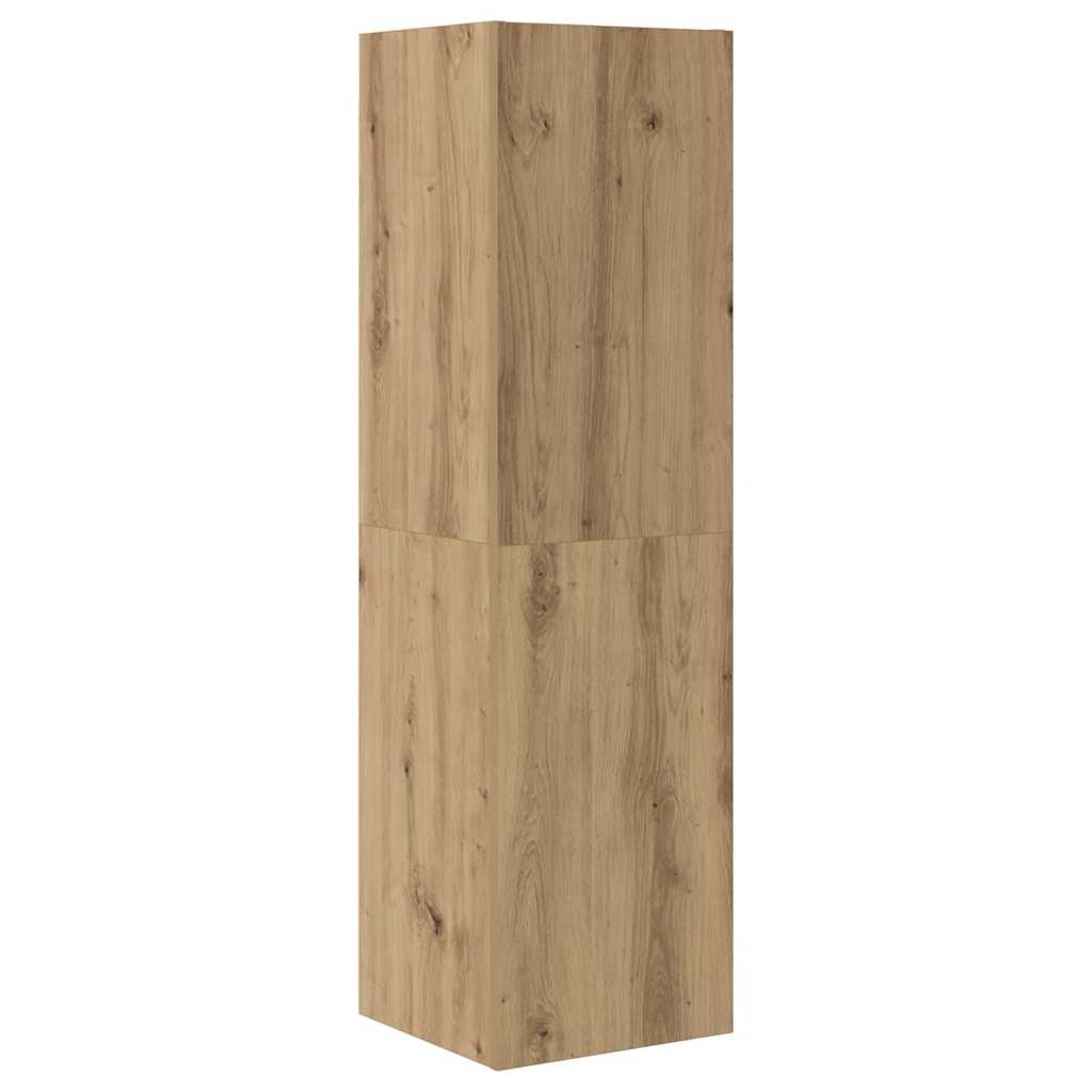 TV Cabinet Set 4 pcs Artisan Oak Engineered Wood