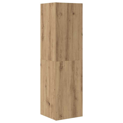TV Cabinet Set 4 pcs Artisan Oak Engineered Wood