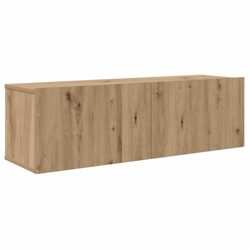 TV Cabinet Set 4 pcs Artisan Oak Engineered Wood