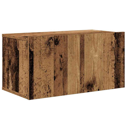 TV Cabinet Set Wall-mounted 8 pcs Old Wood Engineered Wood