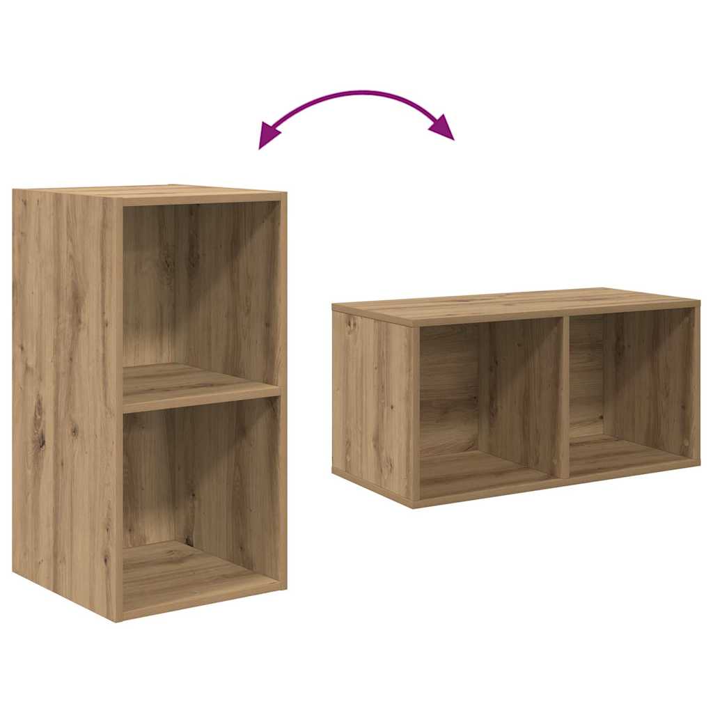 TV Cabinet Set 3 pcs Artisan Oak Engineered Wood