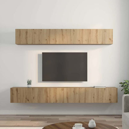 TV Cabinet Set 5 pcs Artisan Oak Engineered Wood