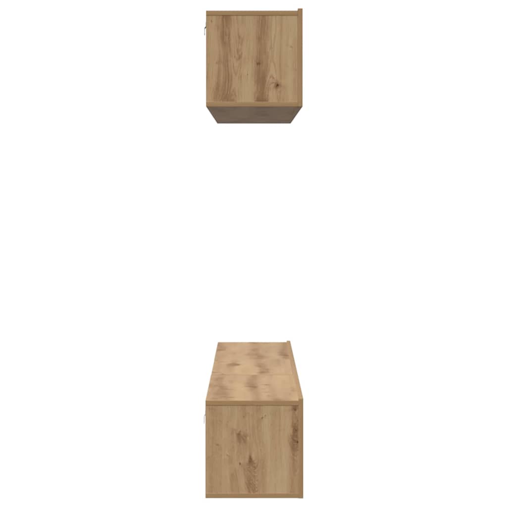 TV Cabinet Set 5 pcs Artisan Oak Engineered Wood
