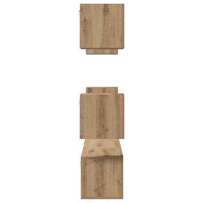 TV Cabinet Set 7 pcs Artisan Oak Engineered Wood