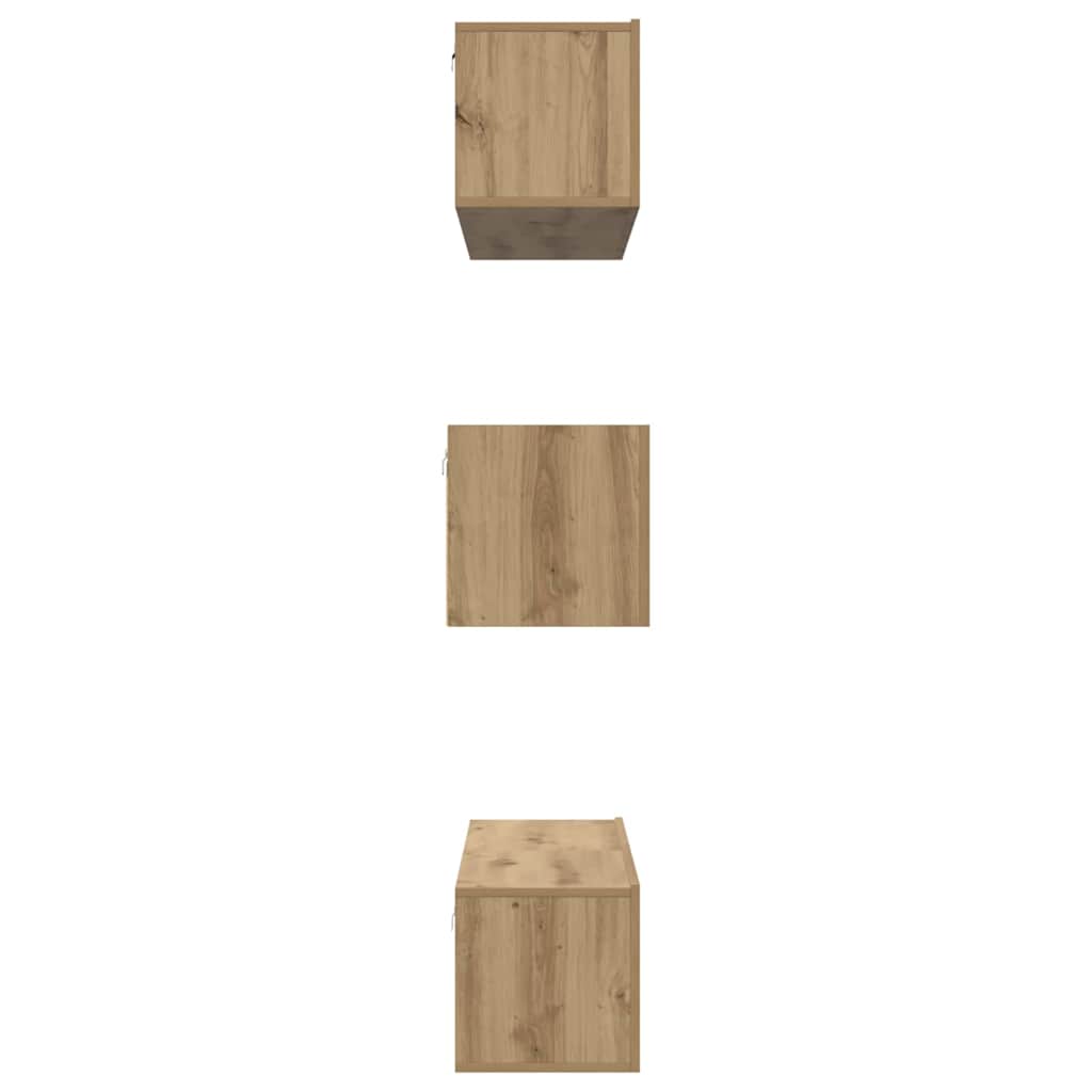 TV Cabinet Set 6 pcs Artisan Oak Engineered Wood