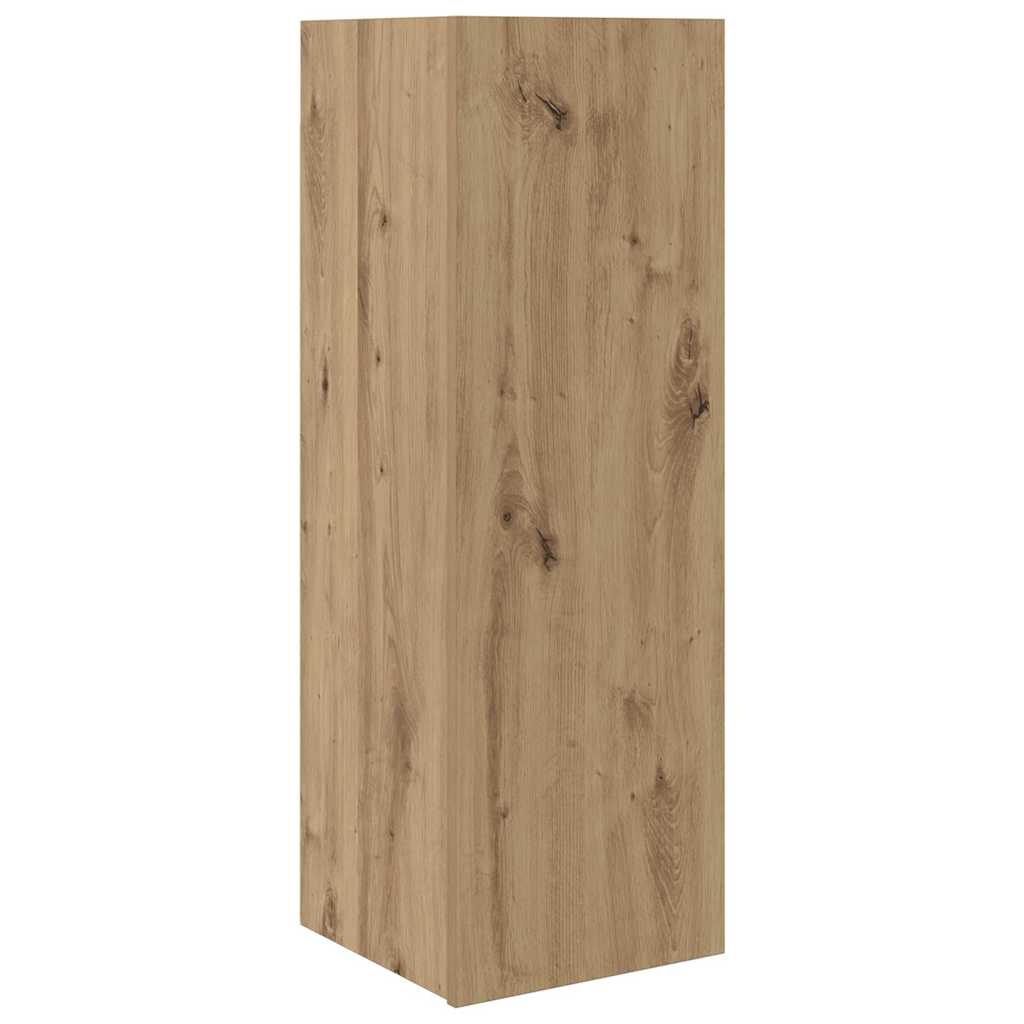 Wall TV Cabinet 4 pcs Artisan Oak Engineered Wood