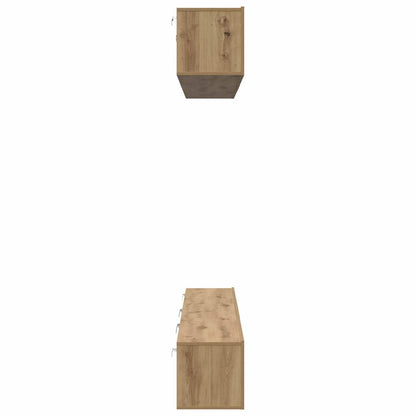 TV Cabinet Set 6 pcs Artisan Oak Engineered Wood