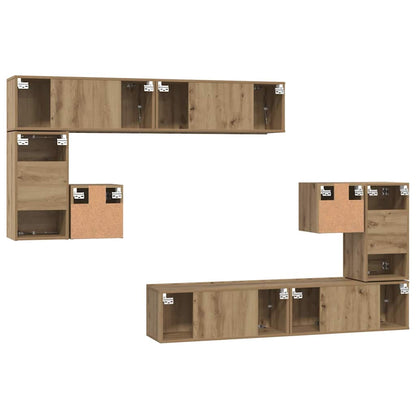 TV Units 4 pcs Artisan Oak Engineered wood
