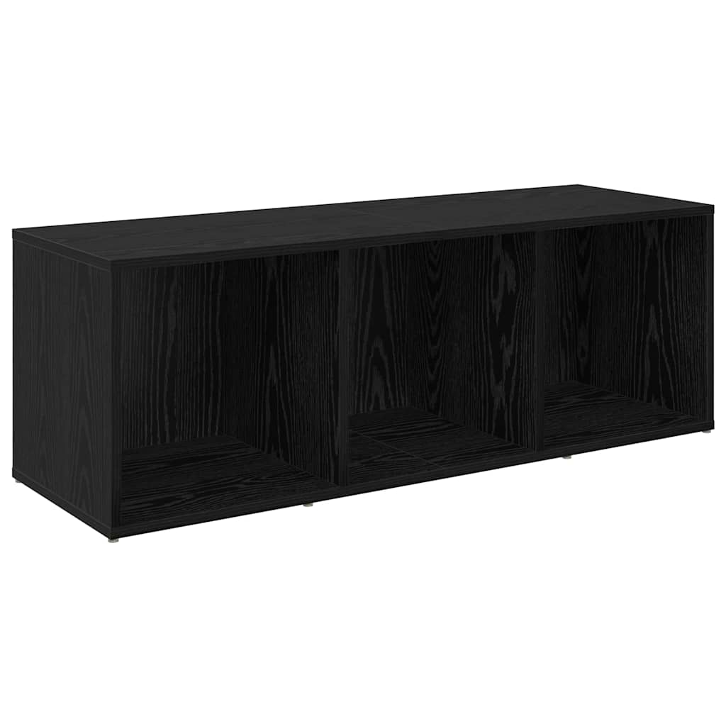 TV Cabinet Set 4 pcs Black Oak 37 x 35 x 107 cm Engineered Wood