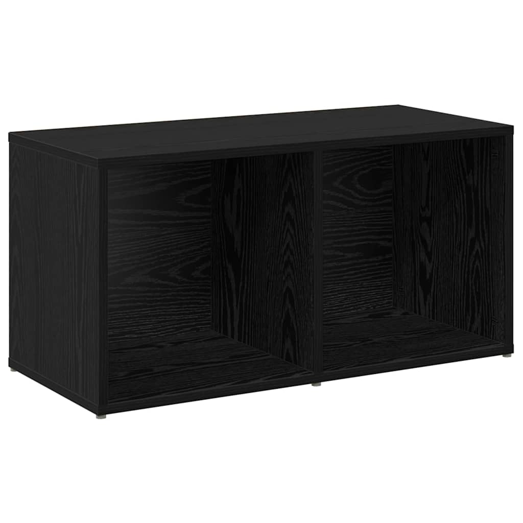 TV Cabinet Set 4 pcs Black Oak 37 x 37 x 72 cm Engineered Wood