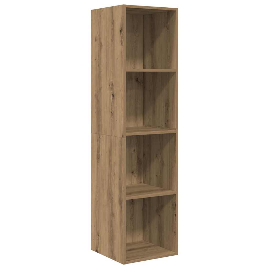 TV Cabinet Set 2 pcs Brown Engineered Wood