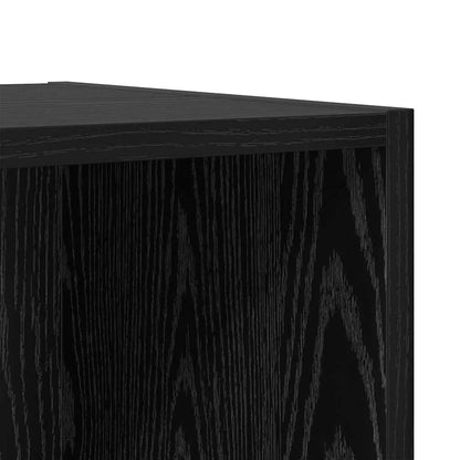 TV Cabinet Set 4 pcs Black 37 x 37 x 142.5 cm Engineered Wood