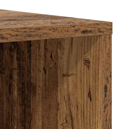 TV Cabinet Set 2 pcs Old Wood 107 x 35 x 37 cm Engineered Wood