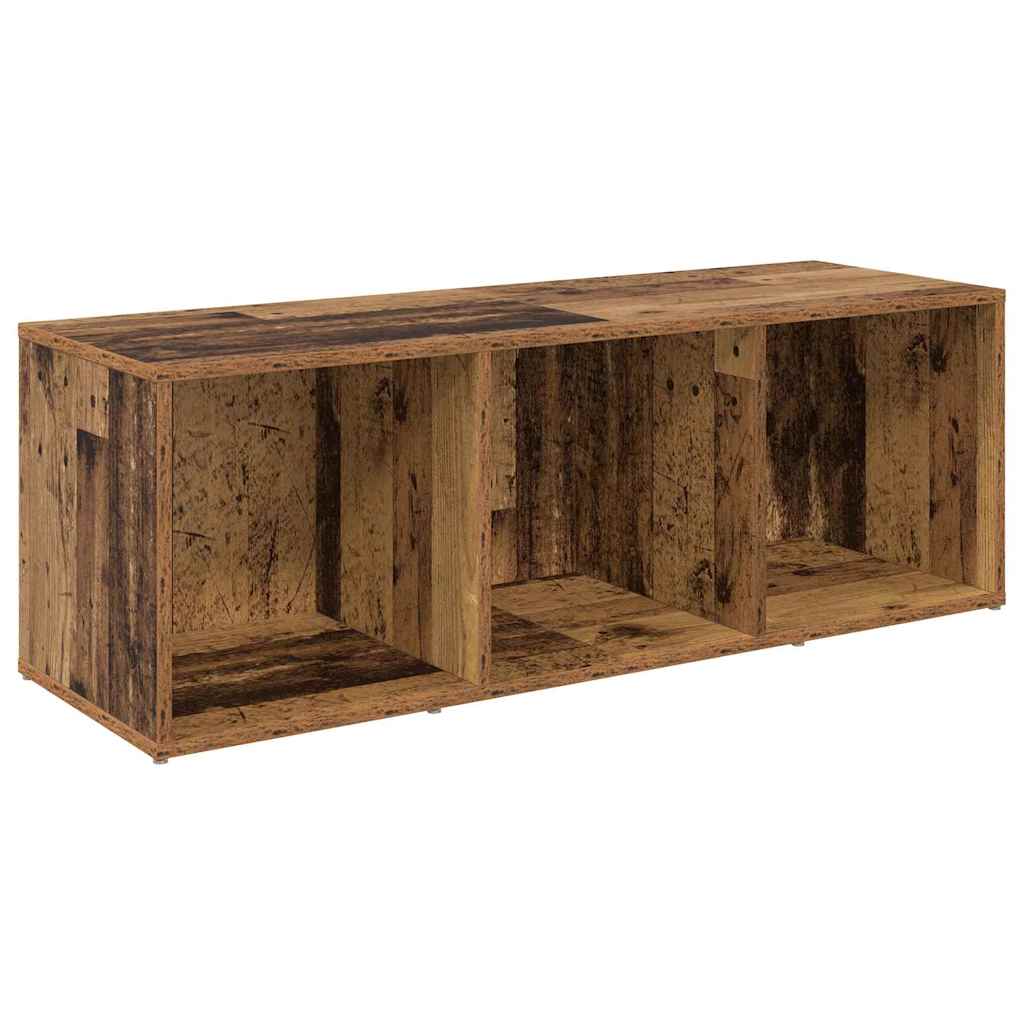TV Cabinet Set 2 pcs Old Wood 37 x 35 x 107cm Engineered Wood