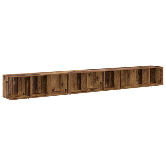 TV Cabinet Set 3 pcs Old Wood Engineered Wood