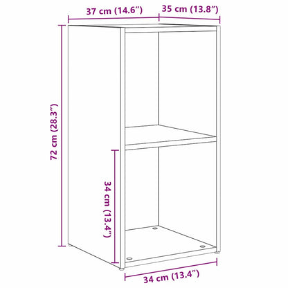 TV Cabinet Set 2 pcs Artisan Oak Engineered Wood