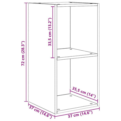 TV Cabinet Set 4 pcs Artisan Oak Engineered Wood