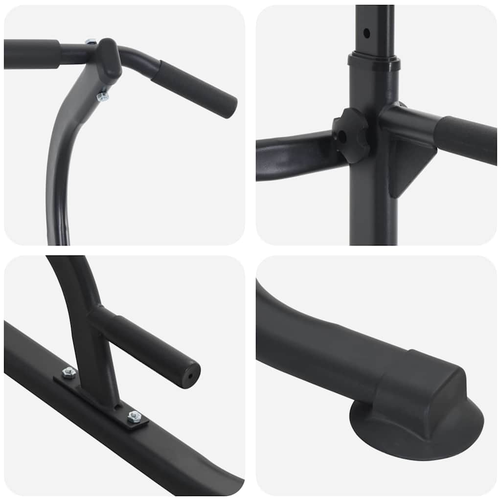 Power Tower Dip Station Manual Black 102 x 95 x 210 cm