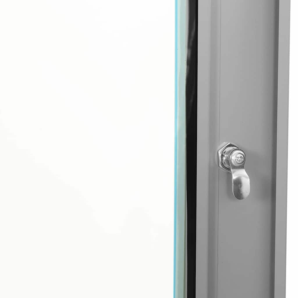 Network Cabinet with Storage Grey 53 x 45 x 21 cm Steel