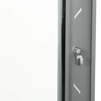 Network Cabinet with Storage Grey 53 x 60 x 45 cm Steel