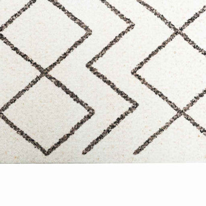 Kitchen Rug White 300 x 60 cm Velvet