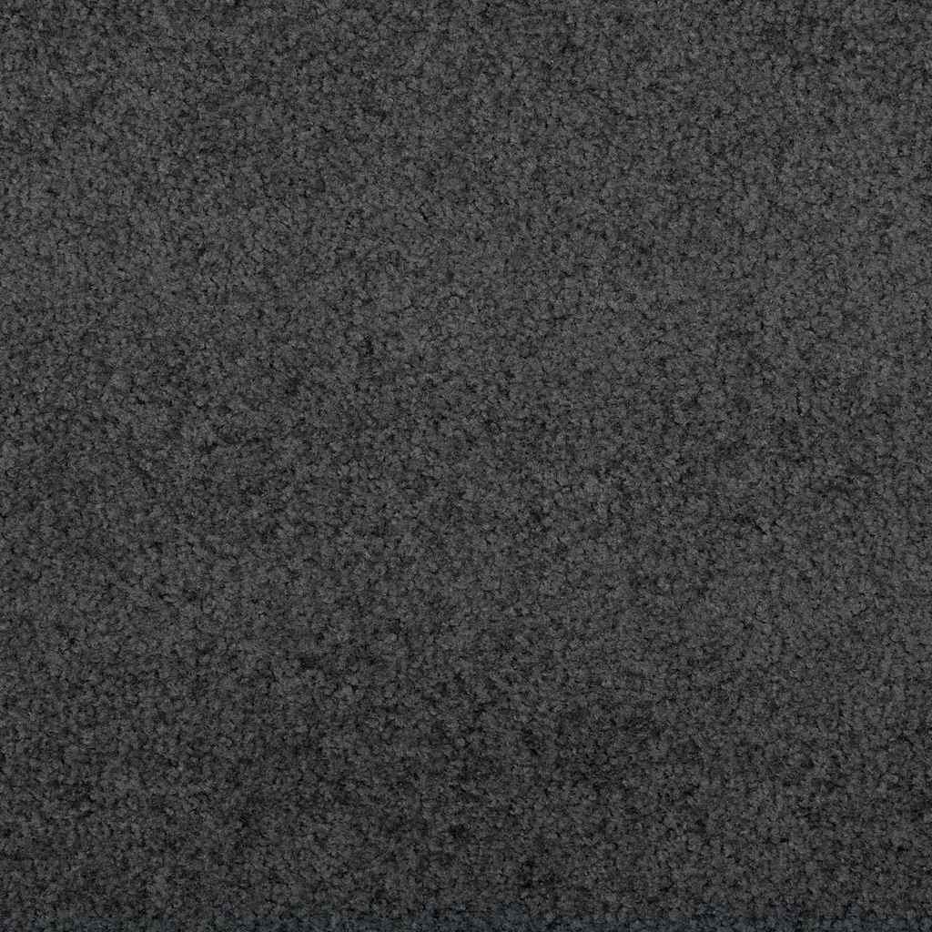 Door Mat Anthracite 60 x 40 x 1.2 cm Teddy Fabric