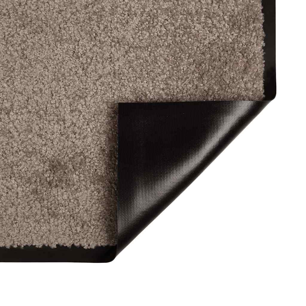 Door Mat Beige 60 x 40 x 1.2 cm Teddy Fabric