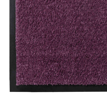 Door Mat Bordeaux 60 x 40 x 1.2 cm Teddy Fabric