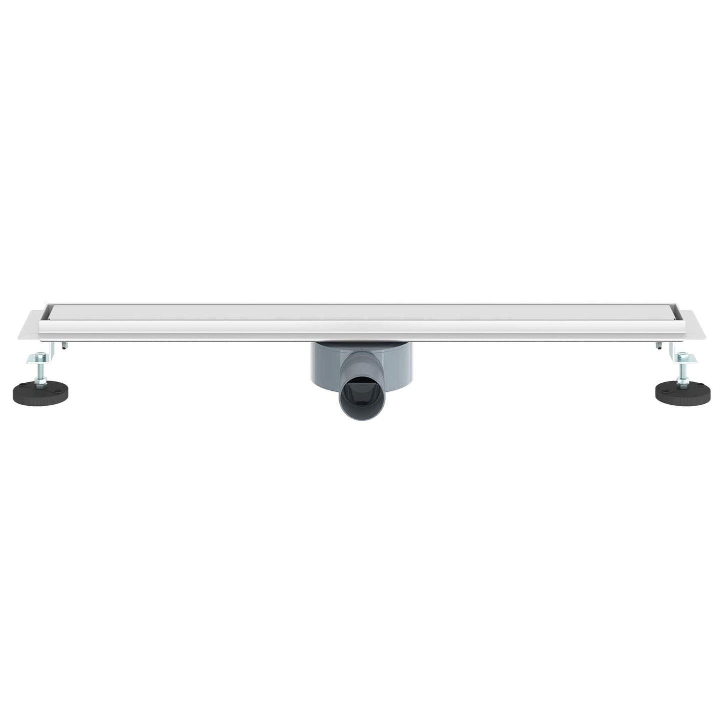 Shower Drain 2-in-1 with 360° Siphon Silver 70 cm