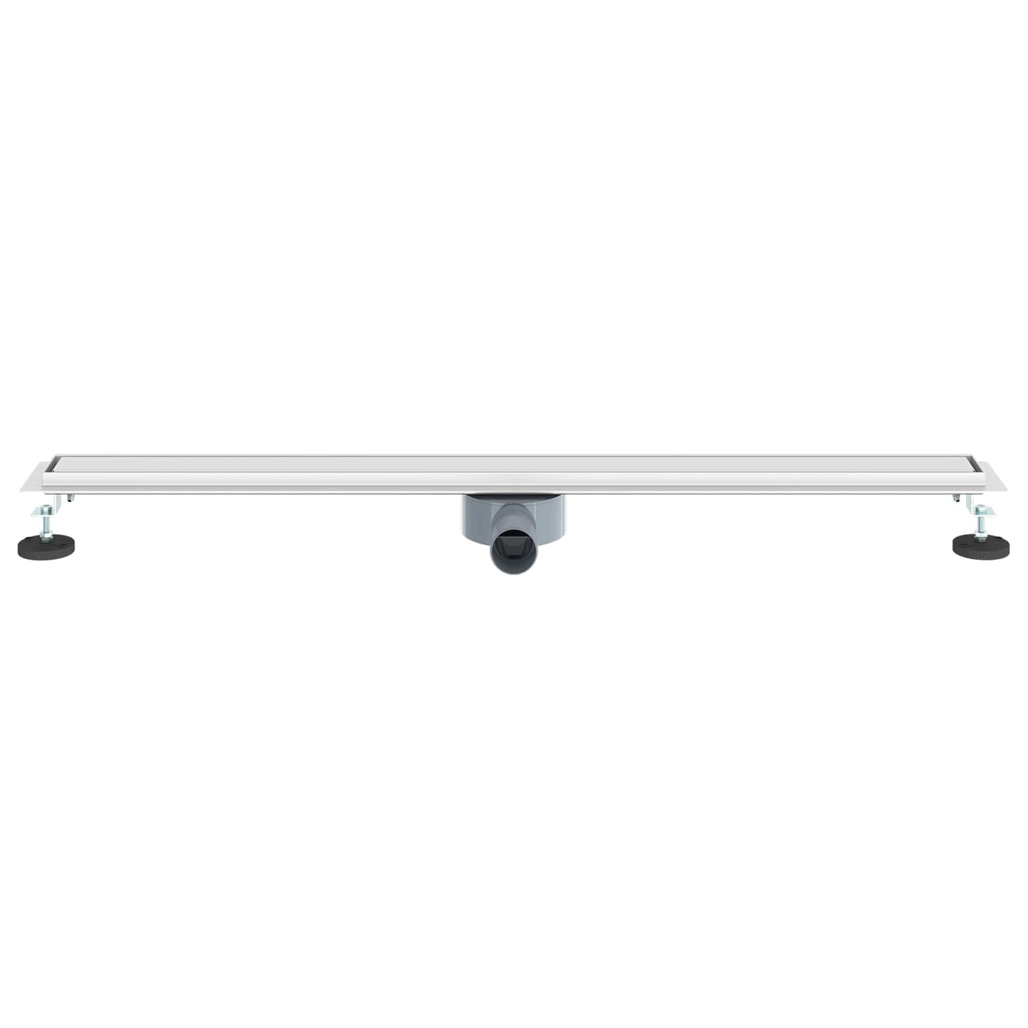 Shower Drain 2-in-1 with 360° Siphon Silver 100 cm
