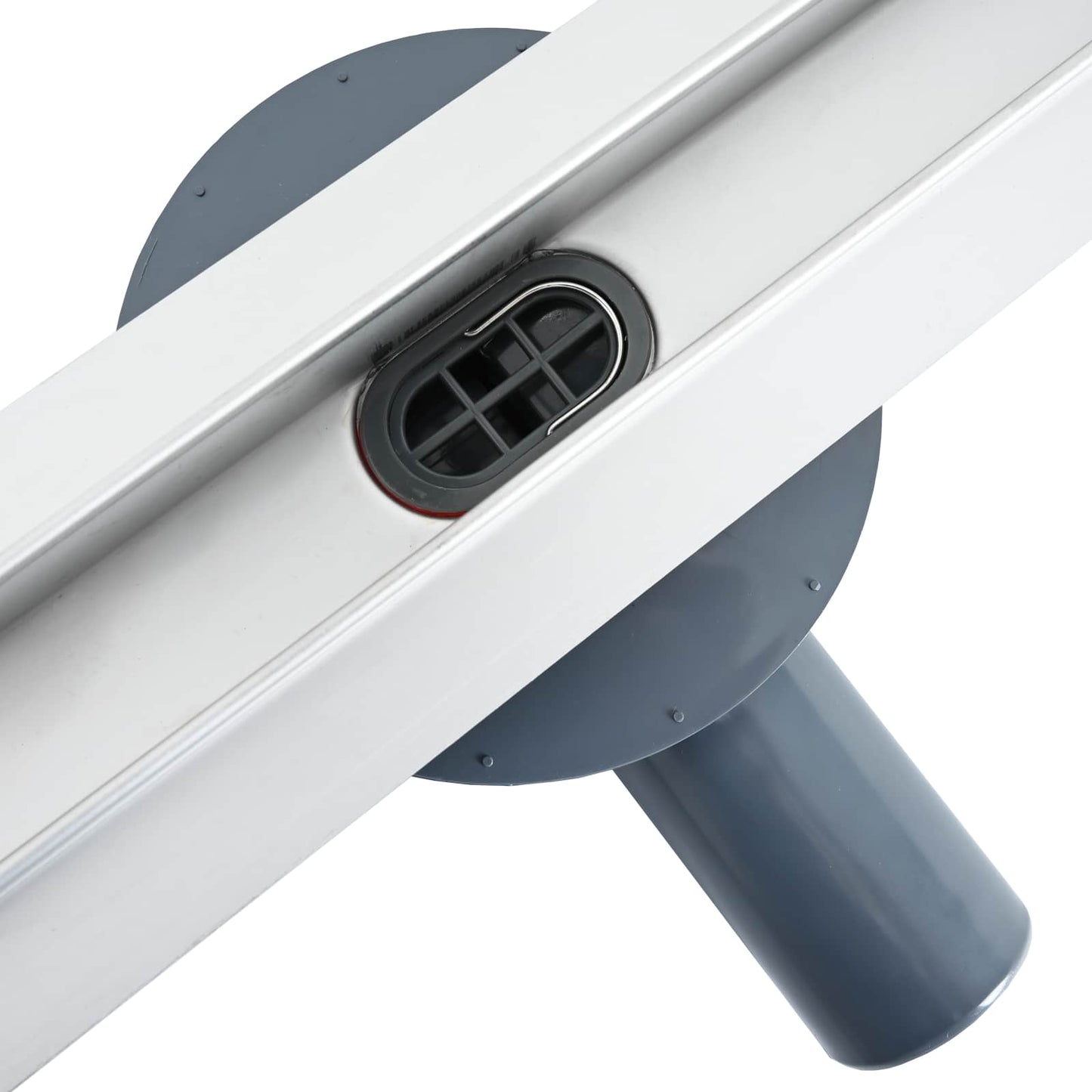 360° Shower Drain with Slim Model Silver 90 cm
