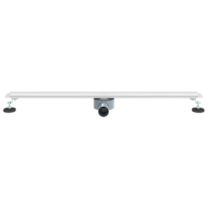 360° Shower Drain with Slim Model Silver 90 cm