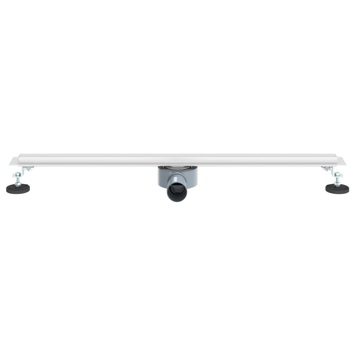 360° Shower Drain with Slim Model Silver 80 cm
