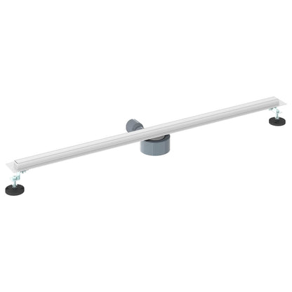 360° Shower Drain with Slim Model Silver 100 cm