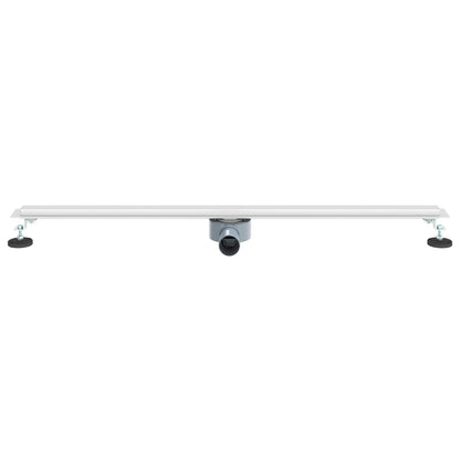 360° Shower Drain with Slim Model Silver 100 cm