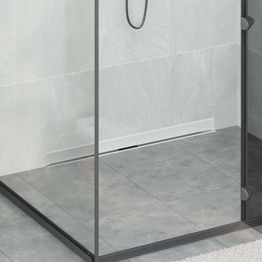 Wall Mounted Shower Drain Silver 90 cm Stainless Steel 304