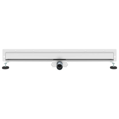 Wall Mounted Shower Drain Silver 90 cm Stainless Steel 304