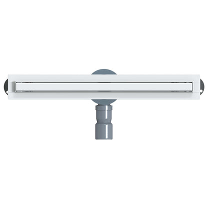 360° Shower Drain with Slim Model Silver 50 cm