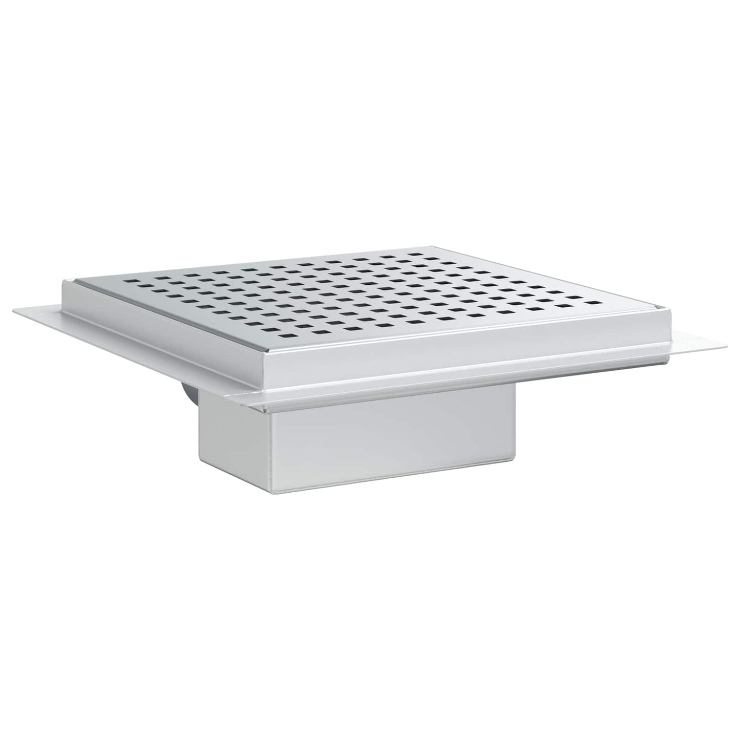 Dot Shower Drain Silver 20 x 20 cm Stainless Steel 304
